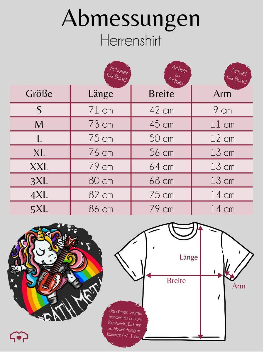 Shirtracer Death Metal Einhorn Shirts & Mehr Shirtracer Neueste Stile