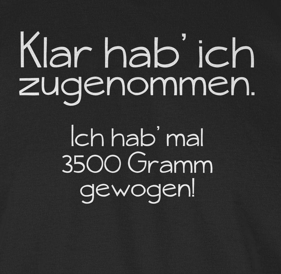 Shirtracer Klar hab' ich zugenommen: Tshirt Turnbeutel Shirtracer Bis zu 60% Rabatt