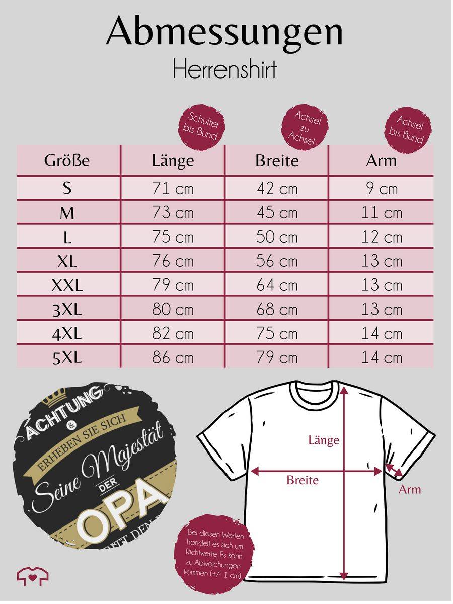 Shirtracer Seine Majestät der Opa Shirts & Mehr Shirtracer 50% Rabatt mit kostenlosem Versand