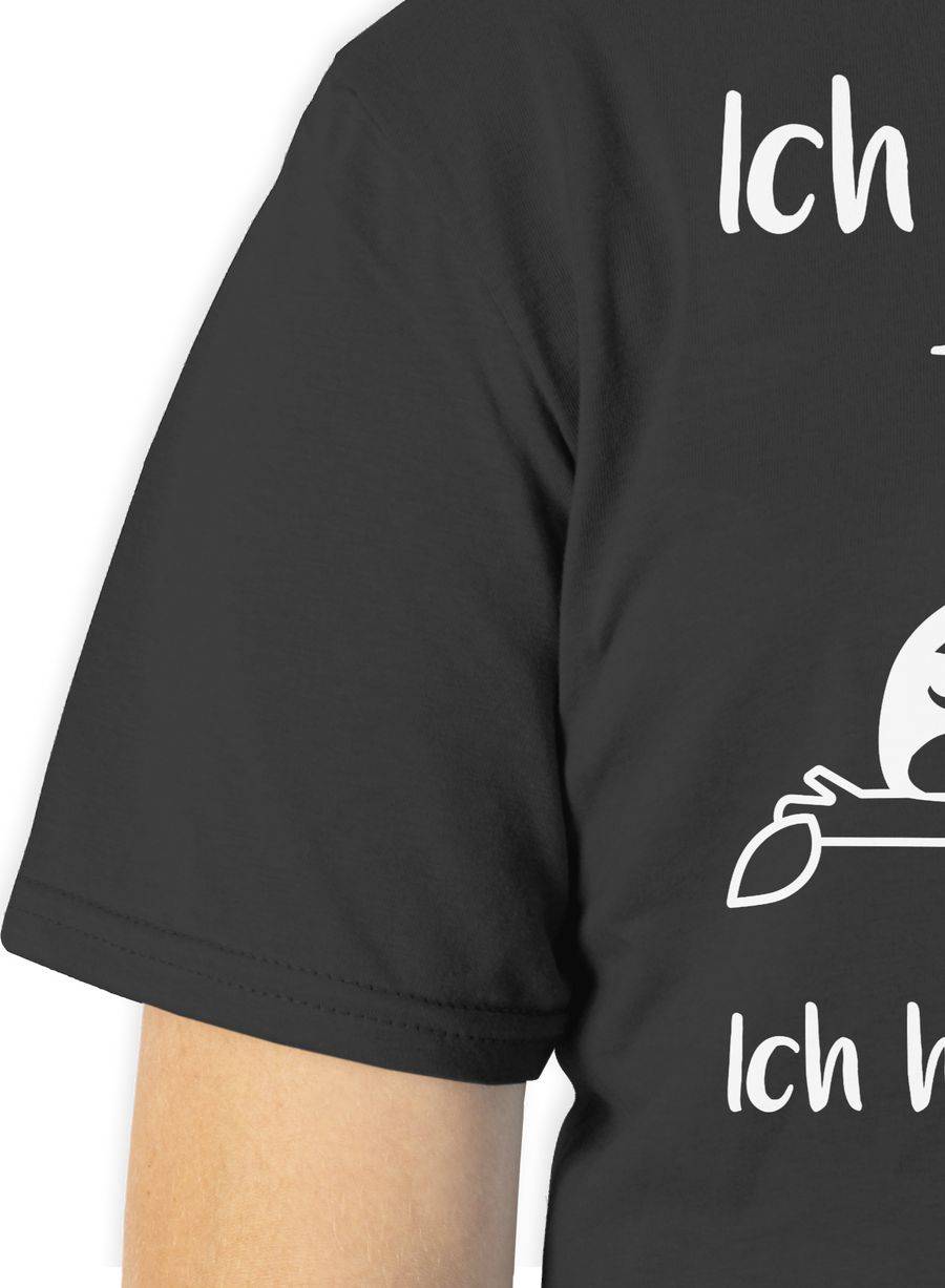 Shirtracer Ich bin nicht faul weiß Shirts & Mehr Shirtracer Fabrikladen