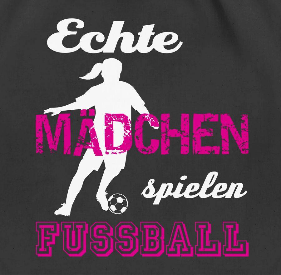 Shirtracer Echte Mädchen spielen Fußball weiß Shirts & Mehr Shirtracer 50% Rabatt für begrenzte Zeit