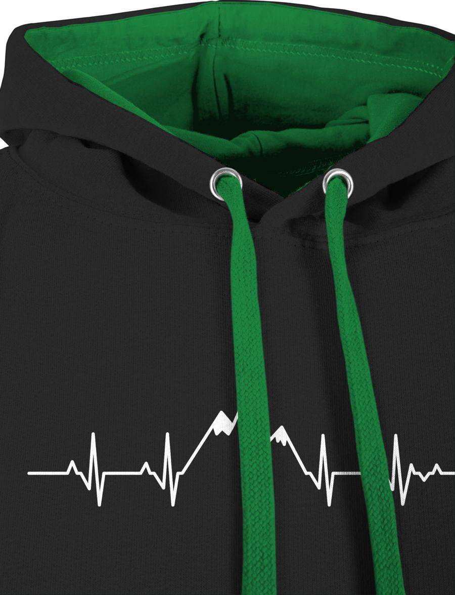 Shirtracer Herzschlag Berge: T-Shirt Gym Bag Shirtracer Rabatte dieses Monats