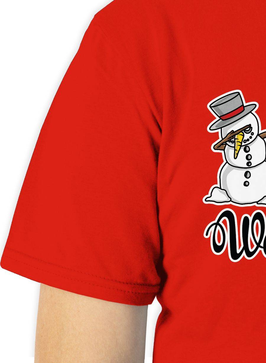 Shirtracer Frohe Weihnachten mit Dabbing Figuren - weiß: Tshirt Gym Bag Shirtracer Online
