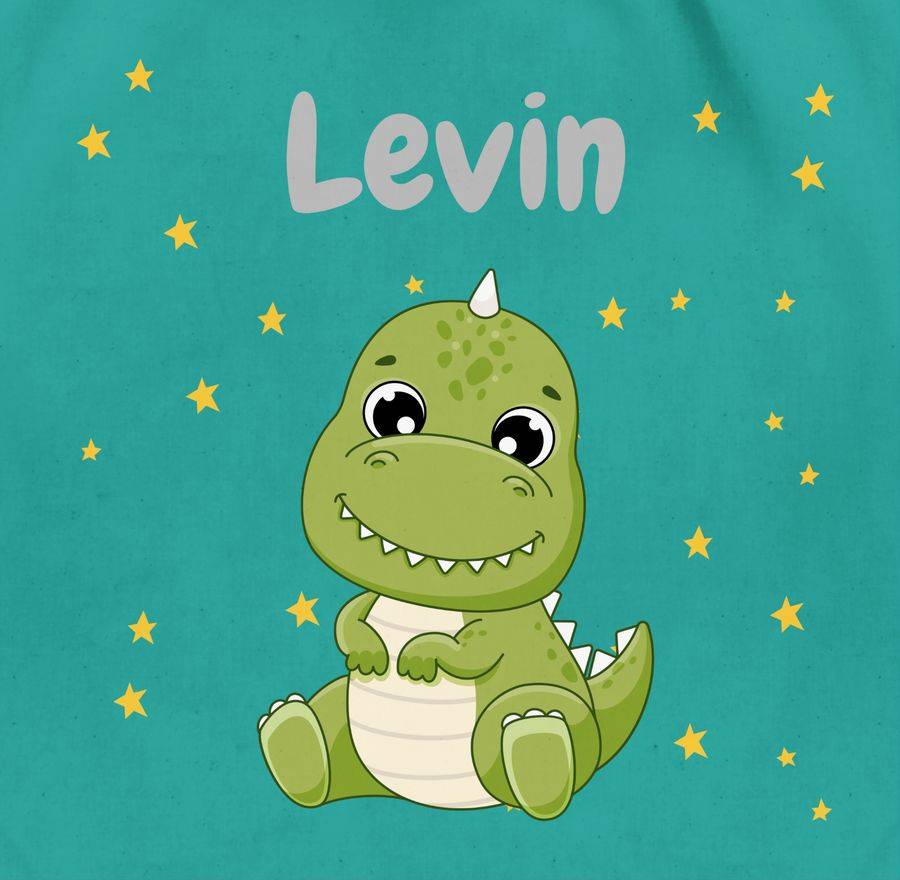 Shirtracer Süßer Dino Dinosaurier Dinosaurus Dinomotiv: Tshirt Turnbeutel Shirtracer im Angebot