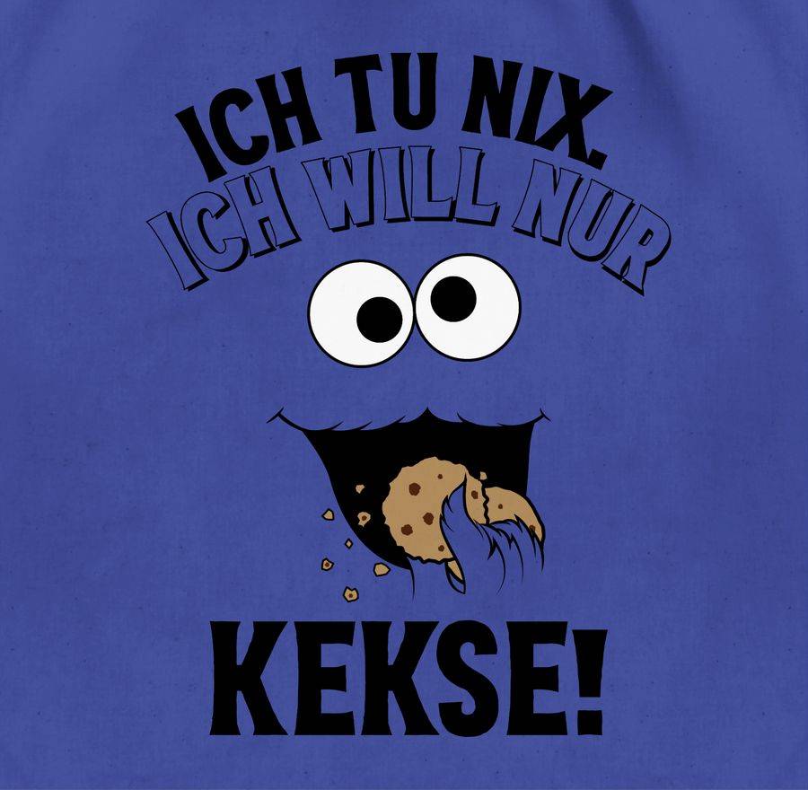 Shirtracer Ich tu nix. Ich will nur Kekse! - schwarz Shirts & Mehr Shirtracer Günstiger Verkauf