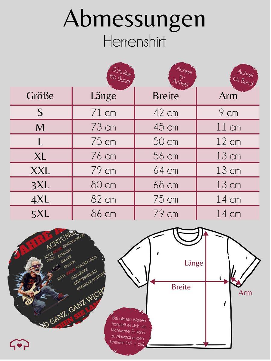 Shirtracer Alter Sack 50 - Der Träger dieses Shirt ist 50 Jahre: Tshirt Turnbeutel Shirtracer Fabrikverkauf