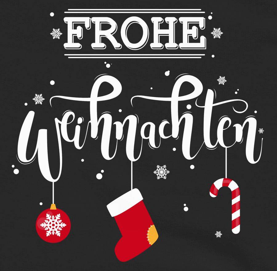 Shirtracer Frohe Weihnachten Lettering Shirts & Mehr Shirtracer Blitzverkäufe