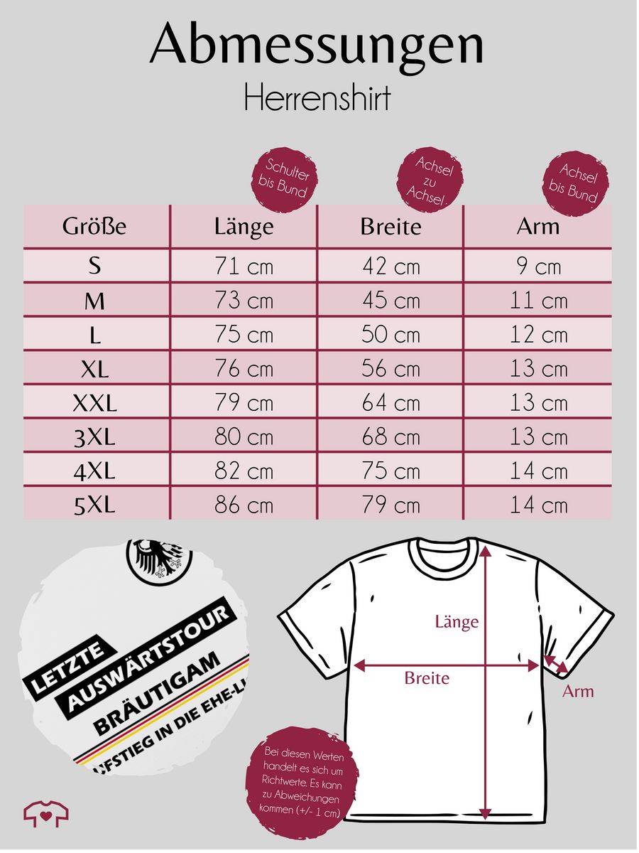 Shirtracer Letzte Auswärtstour Bräutigam Shirts & Mehr Shirtracer Sonderangebot