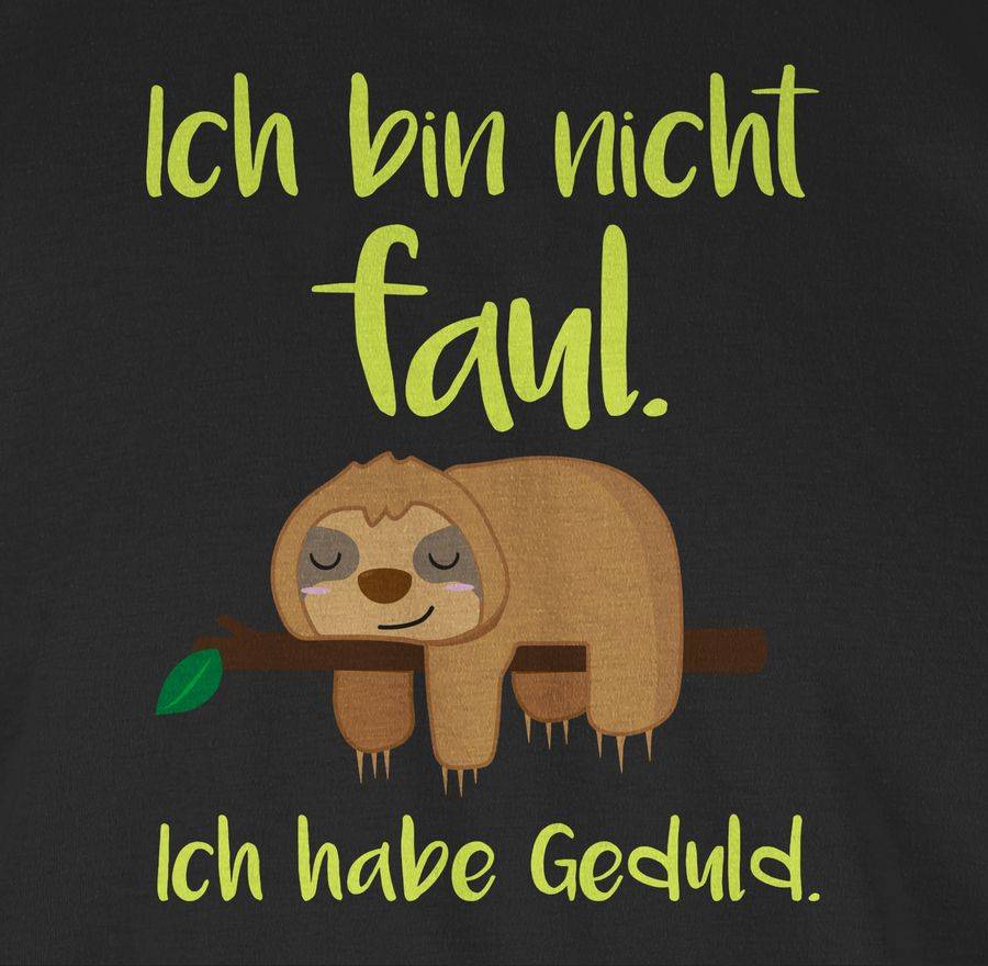 Shirtracer Ich bin nicht faul farbig Shirts & Mehr Shirtracer Rabatt