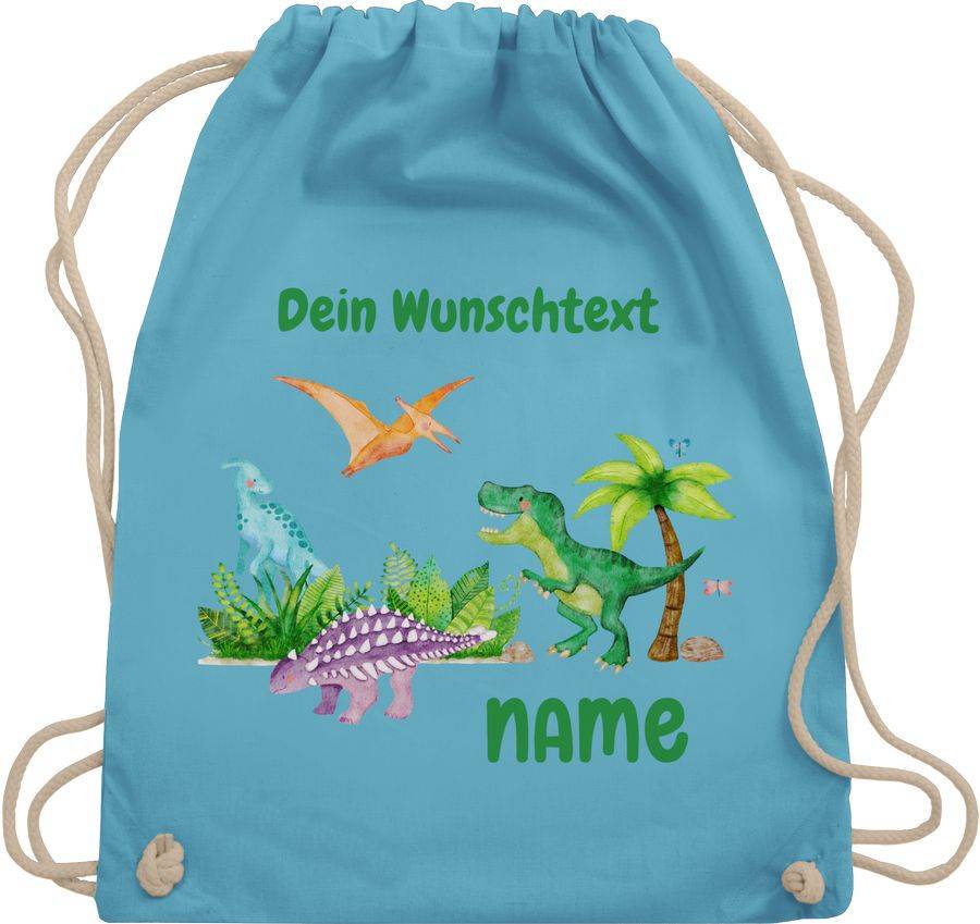 Shirtracer Dino Dinos Dinosaurier: Tshirt Rucksack Shirtracer Preisnachlass