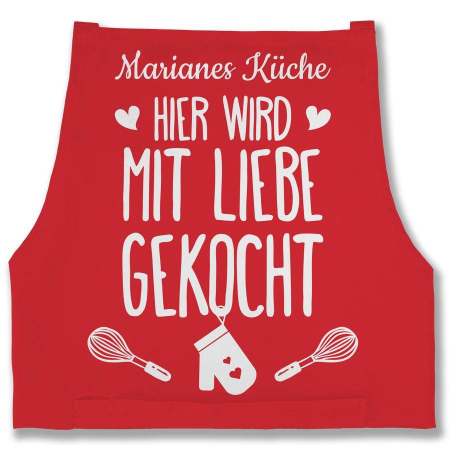 Shirtracer Hier wird mit Liebe gekocht mit Name Shirts & Mehr Shirtracer Osterangebot