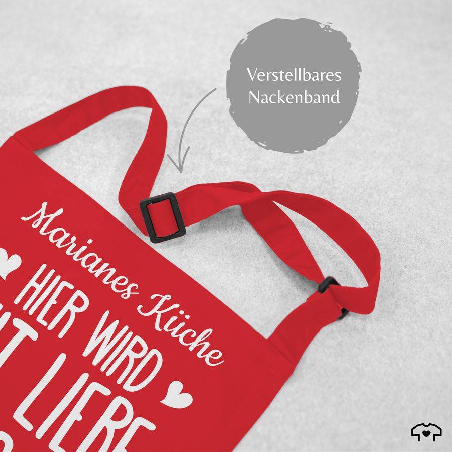 Shirtracer Hier wird mit Liebe gekocht mit Name Shirts & Mehr Shirtracer Osterangebot
