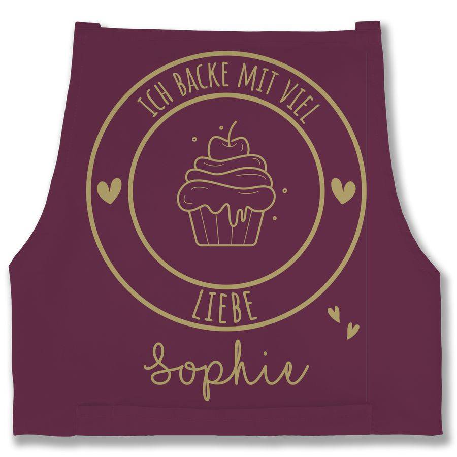 Shirtracer Ich backe mit viel Liebe: T-Shirt Gym Bag Shirtracer Muttertagsangebot