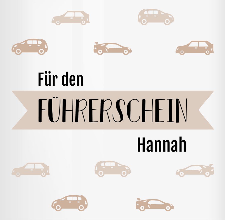 Shirtracer Führerschein Fahrerlaubnis Lappen Schein Shirts & Mehr Shirtracer Jubiläumsangebot