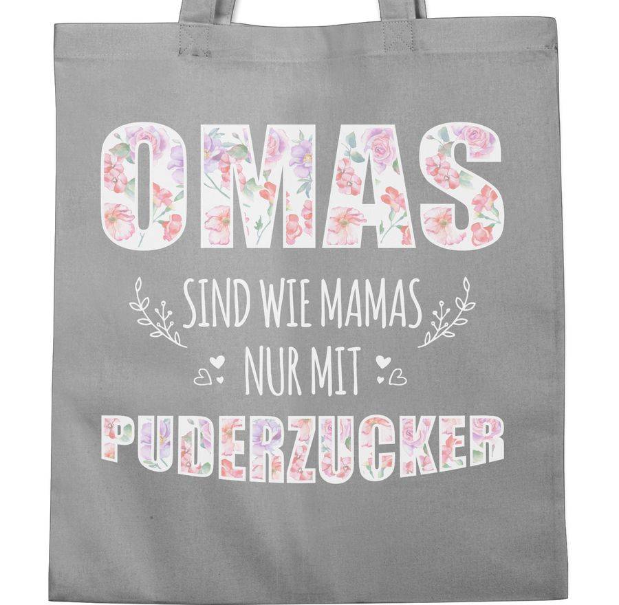 Shirtracer Omas sind wie Mamas nur mit Puderzucker Shirts & Mehr Shirtracer Lagerräumung