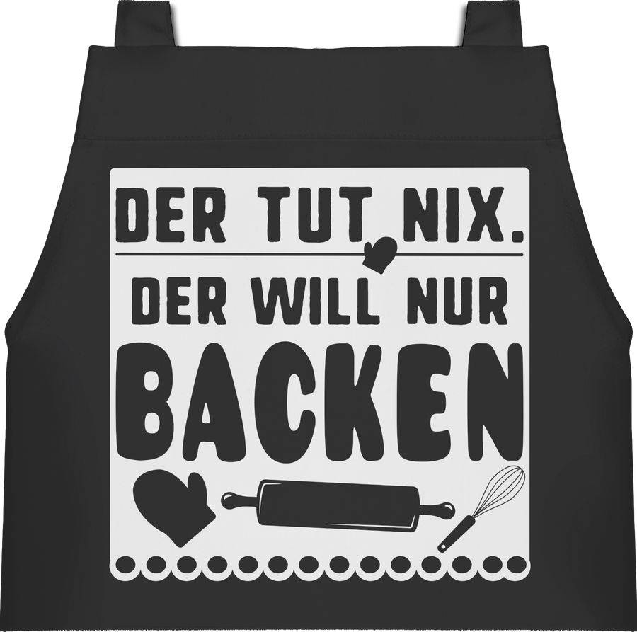 Shirtracer Der tut nix der will nur backen: T-Shirt Rucksack Shirtracer Neuheiten