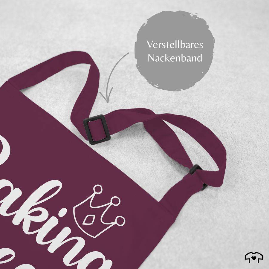 Shirtracer Baking Queen Backkönigin mit Name Shirts & Mehr Shirtracer Wochenangebot