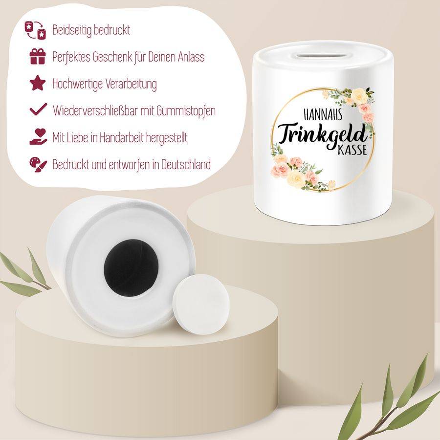 Shirtracer Trinkgeldkasse Kaffeekasse Tip Trinkgeld: Tshirt Gym Bag Shirtracer Kostenlose Rückgabe