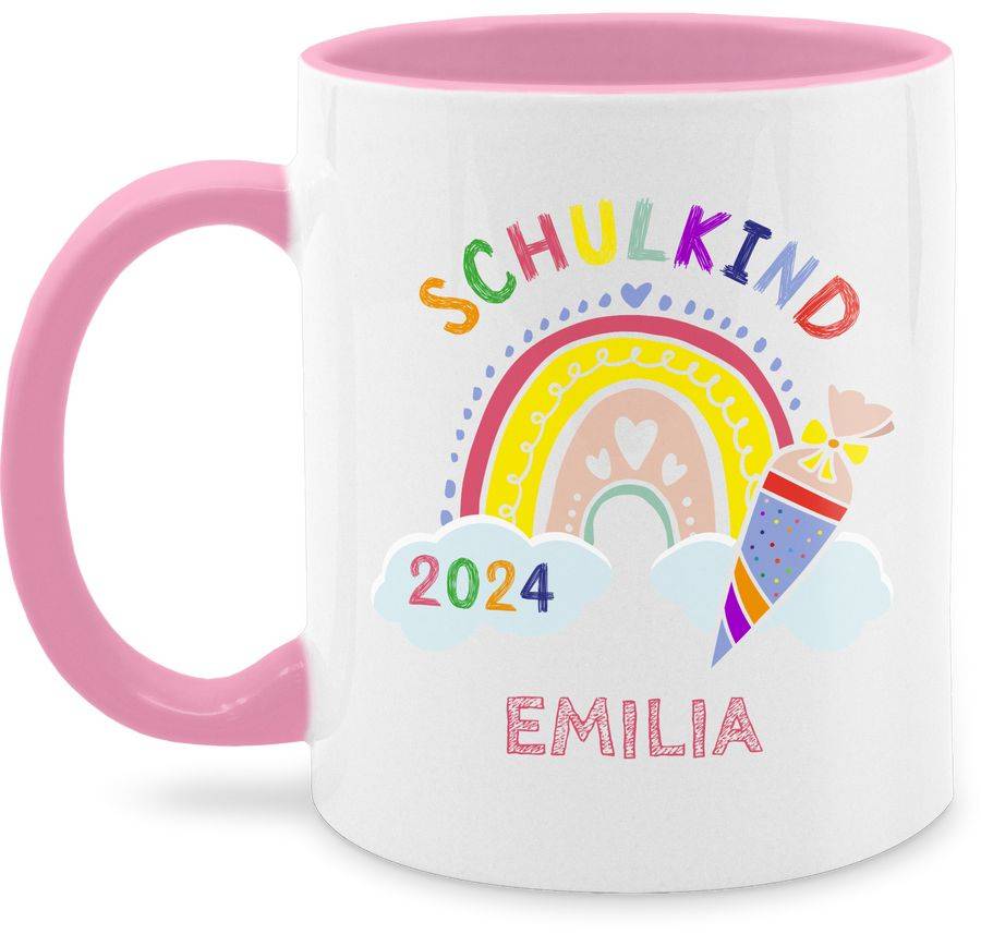 Shirtracer Schulkind 2024 Regenbogen: T-Shirt Rucksack Shirtracer Bis zu 60% Rabatt