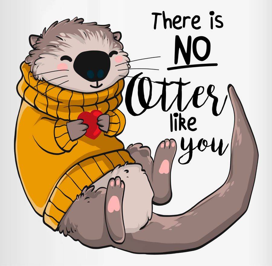 Shirtracer There is no Otter like you: Tshirt Turnbeutel Shirtracer Bis zu 65% Rabatt