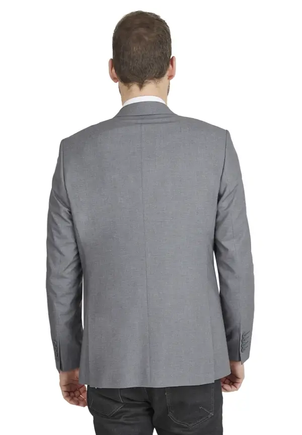 Steffen Klein Designer Business Sakko Anzug-Jackett Regular Fit in grau Cyber Monday