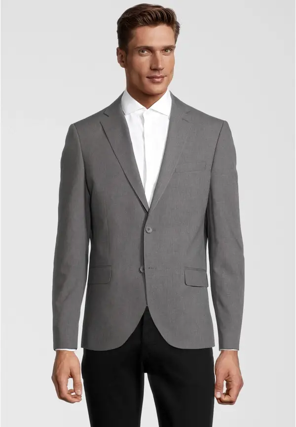 Steffen Klein Designer Business Sakko Slim Fit in Grau Muttertagsangebot