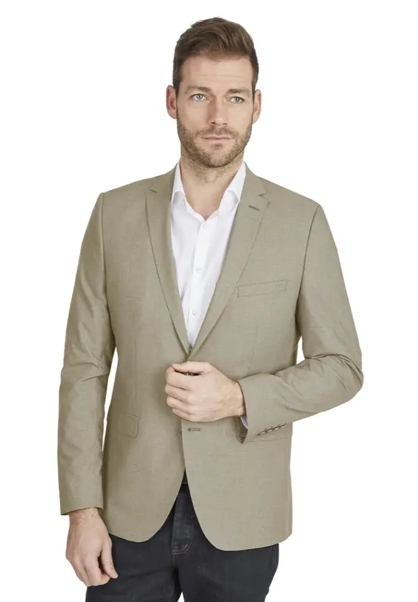 Steffen Klein Designer Business Sakko Anzug-Jackett Regular Fit in sand Jubiläumsangebot
