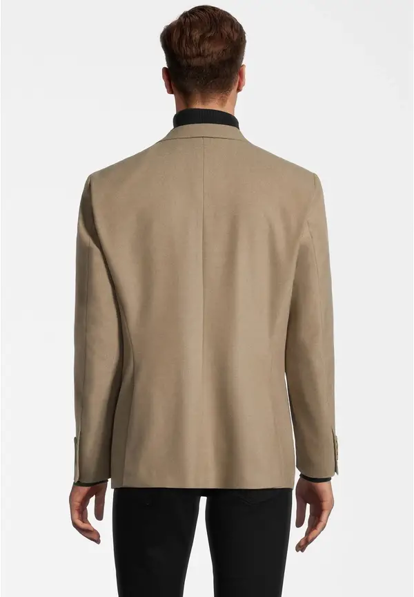 Steffen Klein Sakko aufgesetzte Taschen in beige Online Outlet