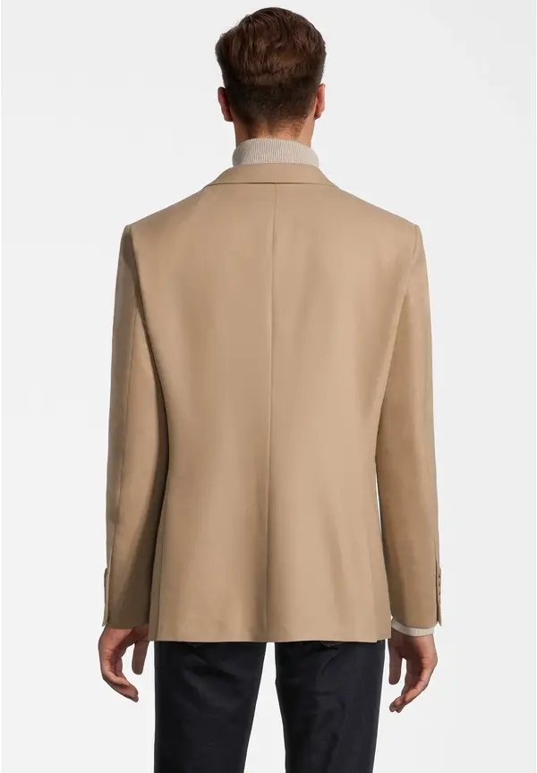 Steffen Klein Sakko aufgesetzte Taschen in beige Zeitlich begrenztes Angebot