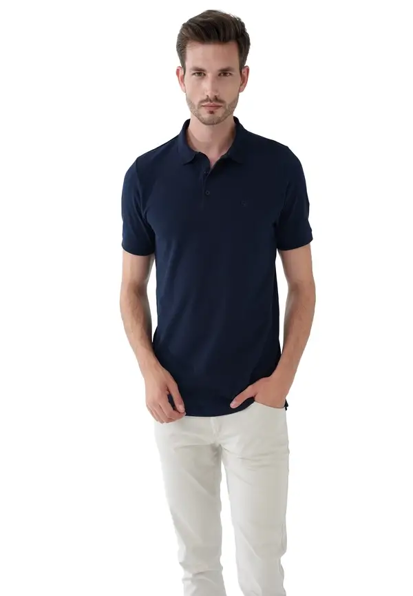 Steffen Klein Poloshirt in Marine Riesige Ersparnisse