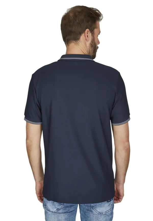 Steffen Klein Poloshirt Funktions-Shirt Zipper in Marine VIP-Rabatte