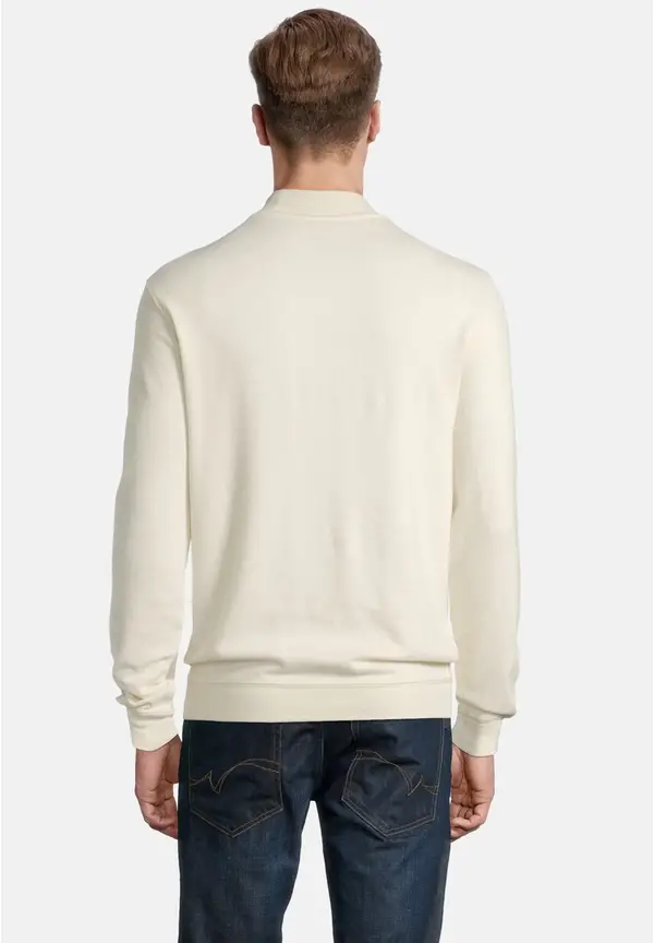 Steffen Klein Pullover Stehbund Soft Touch in creme Zeitbegrenzte Promotion