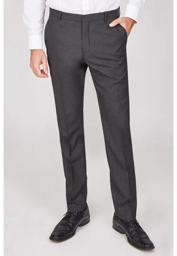 Steffen Klein Anzughose Stoffhose Slim Fit Business in Anthrazit Discount Store für neue Produkte