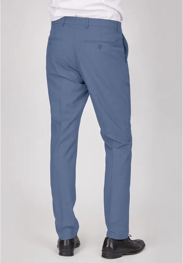 Steffen Klein Anzughose Stoffhose Slim Fit Business in Hellblau Riesige Rabatte