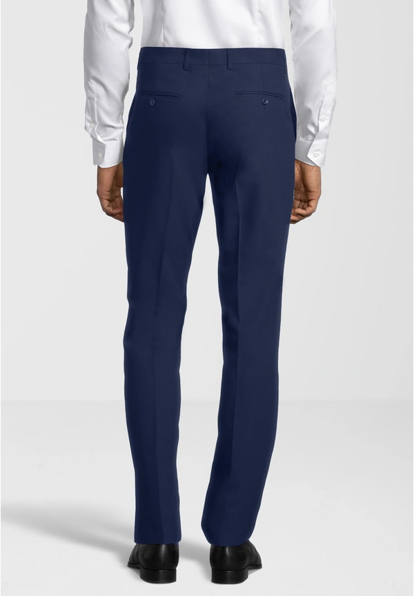 Steffen Klein Anzughose Stoffhose Slim Fit Business in Blau zollfrei