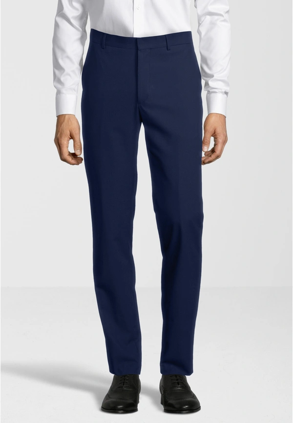 Steffen Klein Anzughose Stoffhose Slim Fit Business in Blau zollfrei