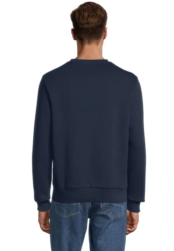 Steffen Klein Sweatshirt Logo-Stickerei in Marine Schlussverkauf