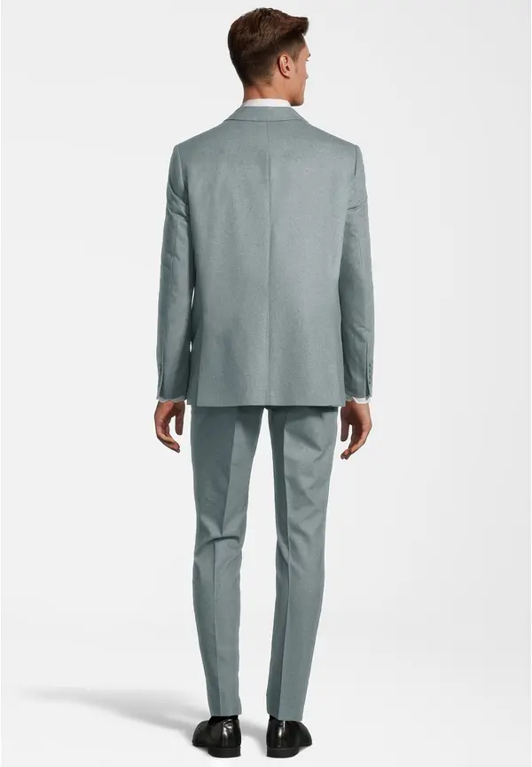 Steffen Klein Designer Anzug Slim Fit in salbei Heißer Verkauf
