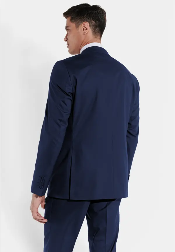 Steffen Klein Anzug Regular Fit elastisch in Blue Neueste Mode