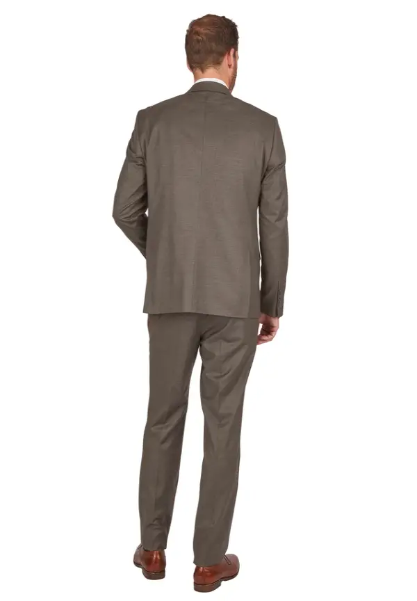 Steffen Klein Anzug Regular Fit elastisch in Taupe Blitzangebot