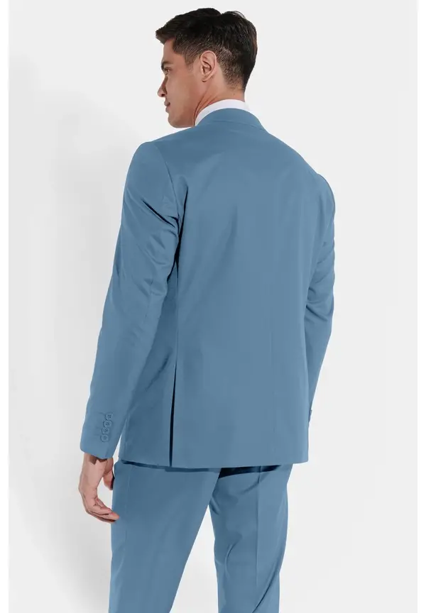 Steffen Klein Anzug Regular Fit elastisch in Light blue Bestseller