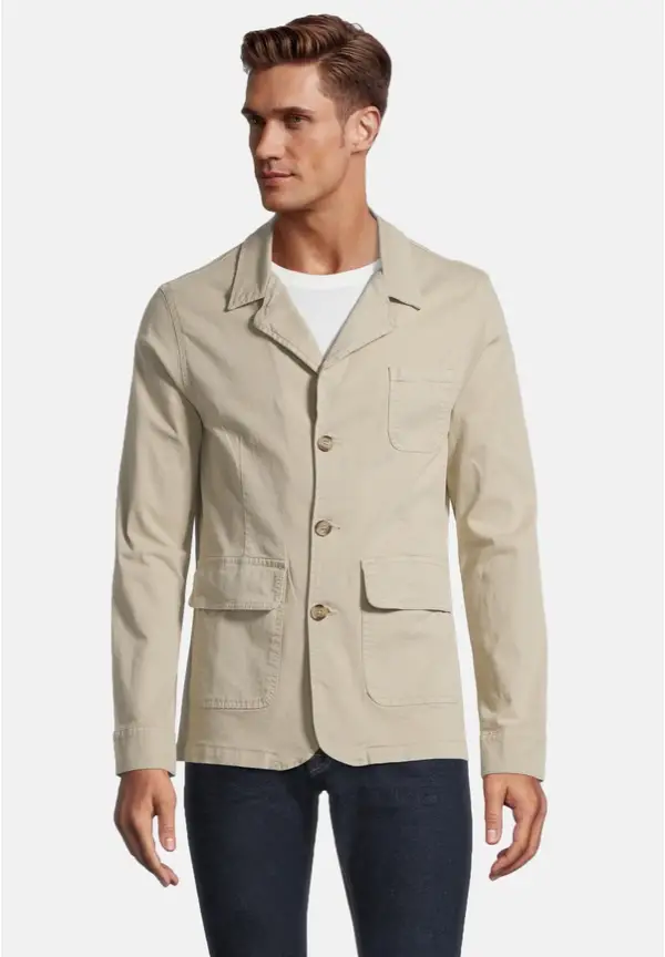 Steffen Klein Baumwoll-Sakko in beige Letzte 2 Tage