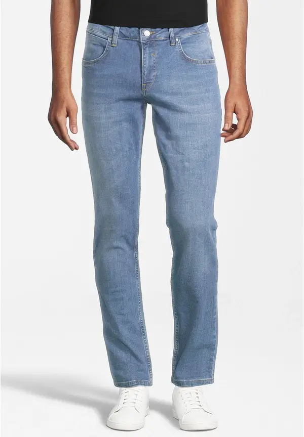 Steffen Klein Jeans Slim Fit used in Blau Snow Wash Discount Store für neue Produkte