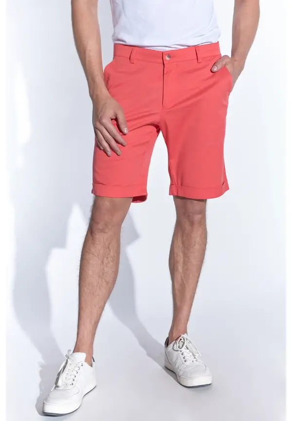 Steffen Klein Chino Shorts in Lachs Nur noch ein Tag übrig
