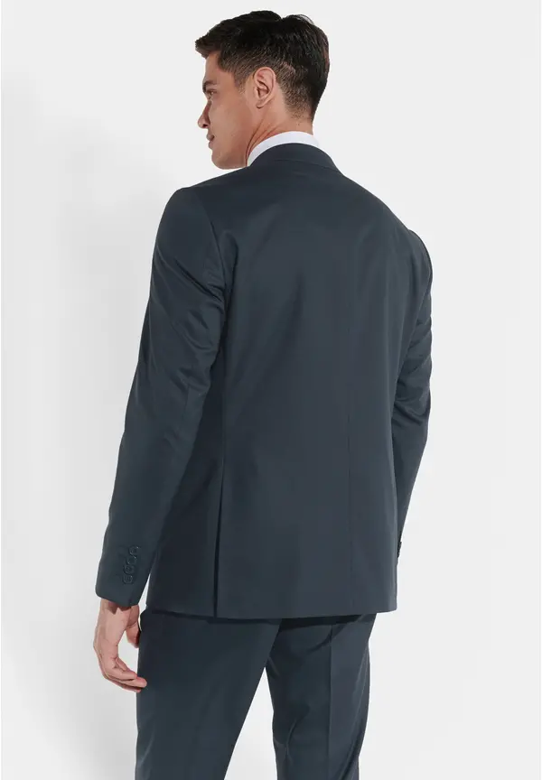 Steffen Klein Anzug Regular Fit elastisch in Grey blue Im Verkauf