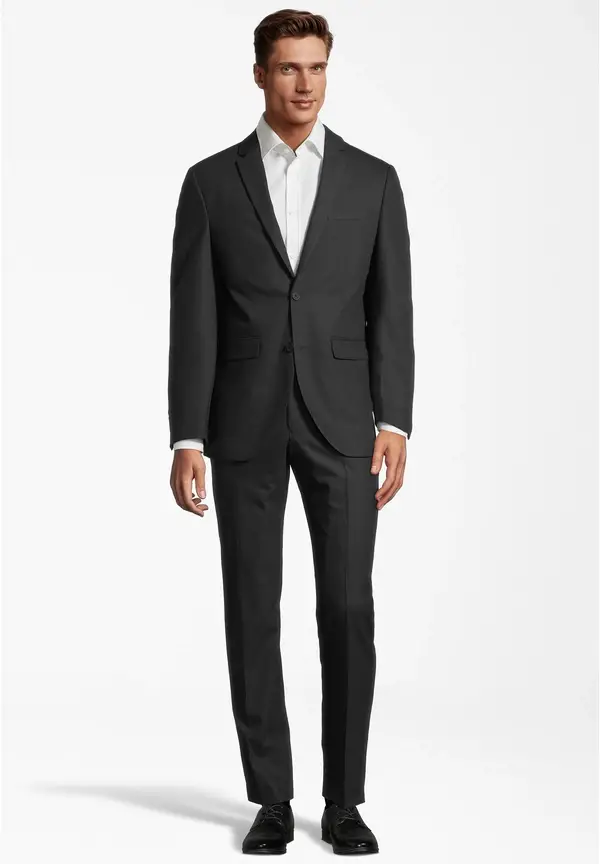 Steffen Klein Anzug Slim Fit elastisch in graphit 2025