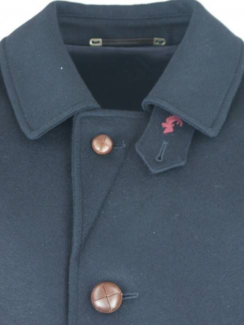 Steinbock Klassischer Mantel aus Alpacca-Loden mit Umlegekragen und Mundspange Discount Store für neue Produkte