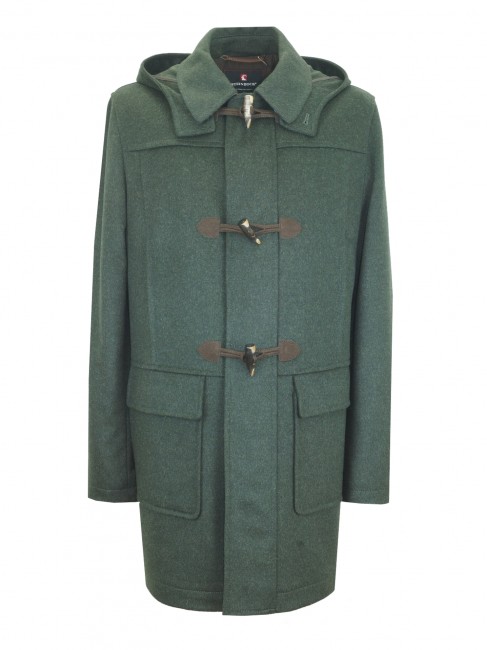 Steinbock Klassischer Duffle-Coat mit abknöpfbarer Kapuze und Knebelknöpfen Limitierter Zeitrabatt