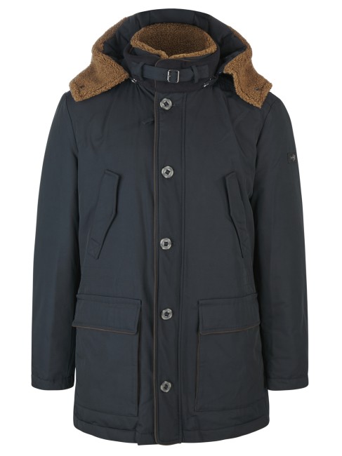 Steinbock Sportlicher Echt-Daunenparka mit abzippbarer Kapuze Fabrik Onlineshop