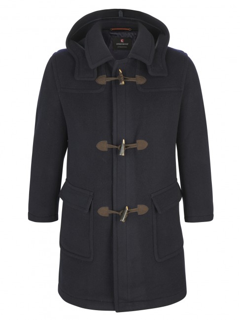 Steinbock Dufflecoat mit Kapuze in Doublewalk Fabrikpreis